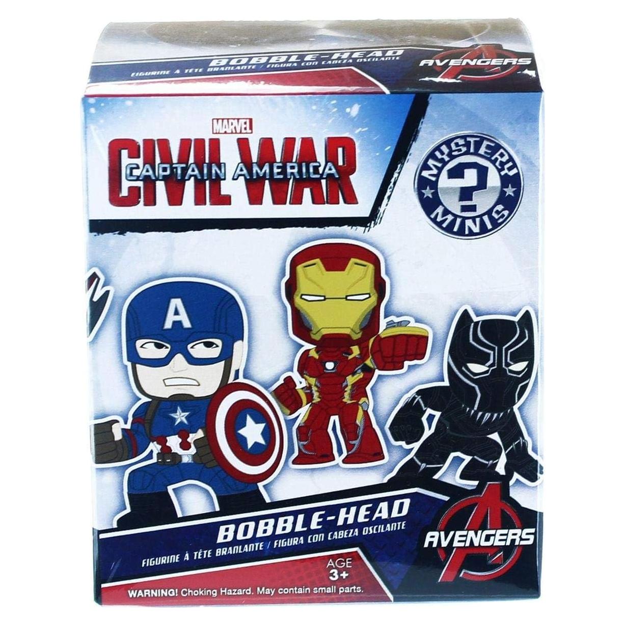Figura Funko Mystery Mini Capitán América 3 Guerra Civil 7.62 cm