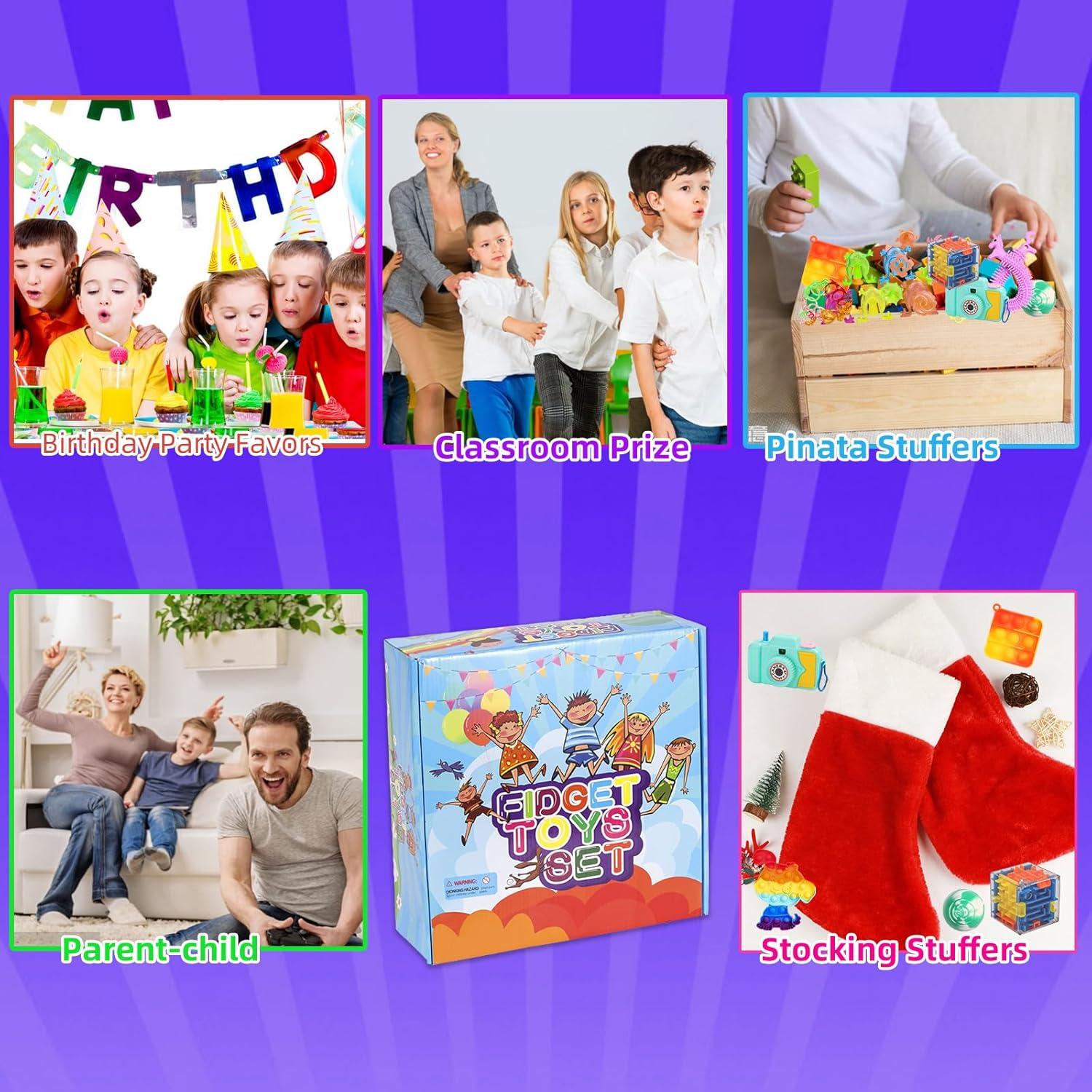 Set de 1000 Juguetes Antiestrés BILLFULL para Niños