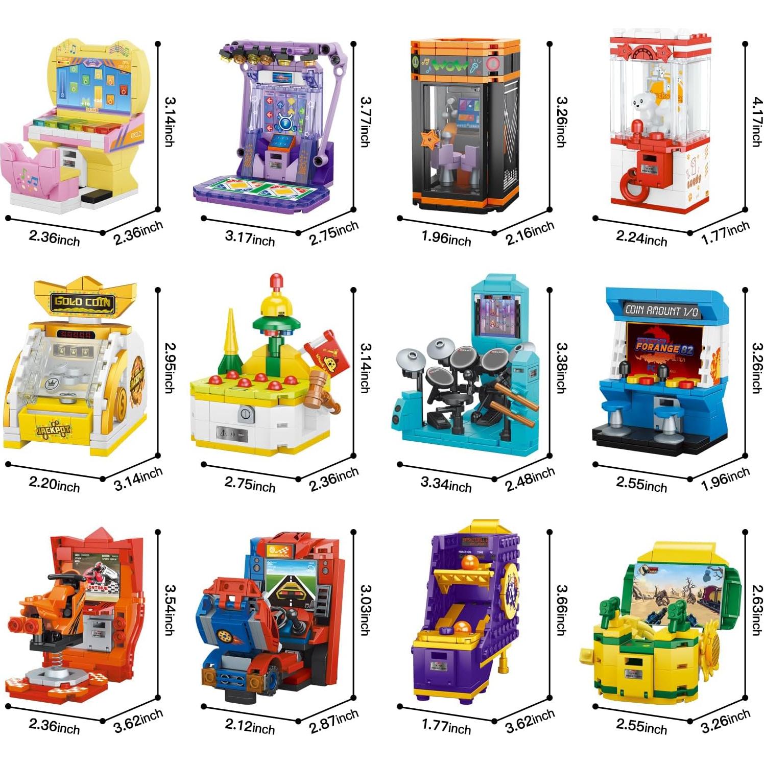 Set de Construcción Mini 12 en 1 JMBricklayer Consolas