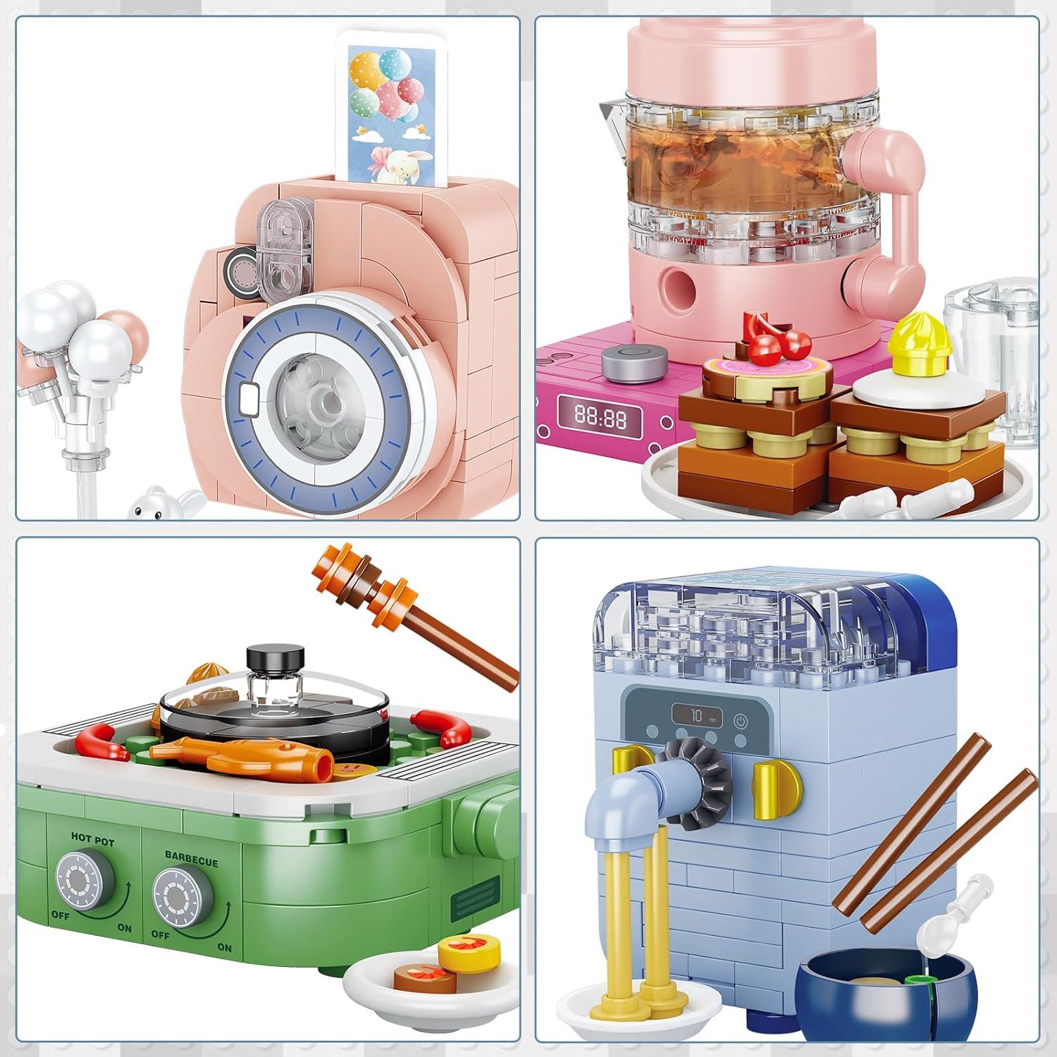 Conjunto de Construcción Mini Electrodomésticos JMBricklayer 12PCS