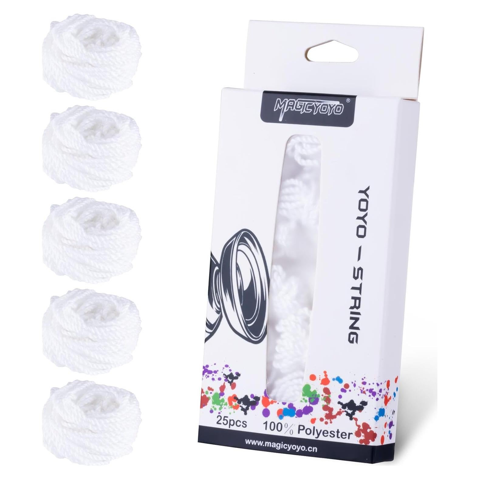 Cuerdas de Yoyo MAGICYOYO 100% Poliéster 110 cm - 25 Pzas