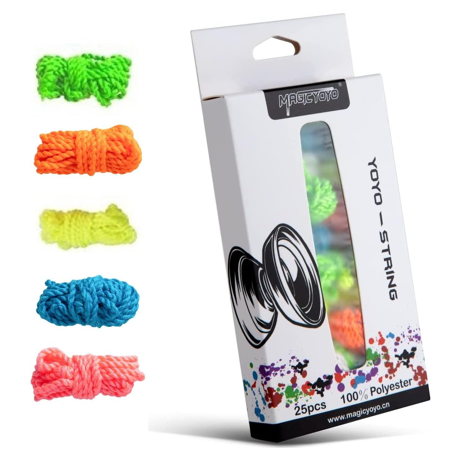 Cuerdas para Yoyo MAGICYOYO 25 Paquete 100% Poliéster 110 cm
