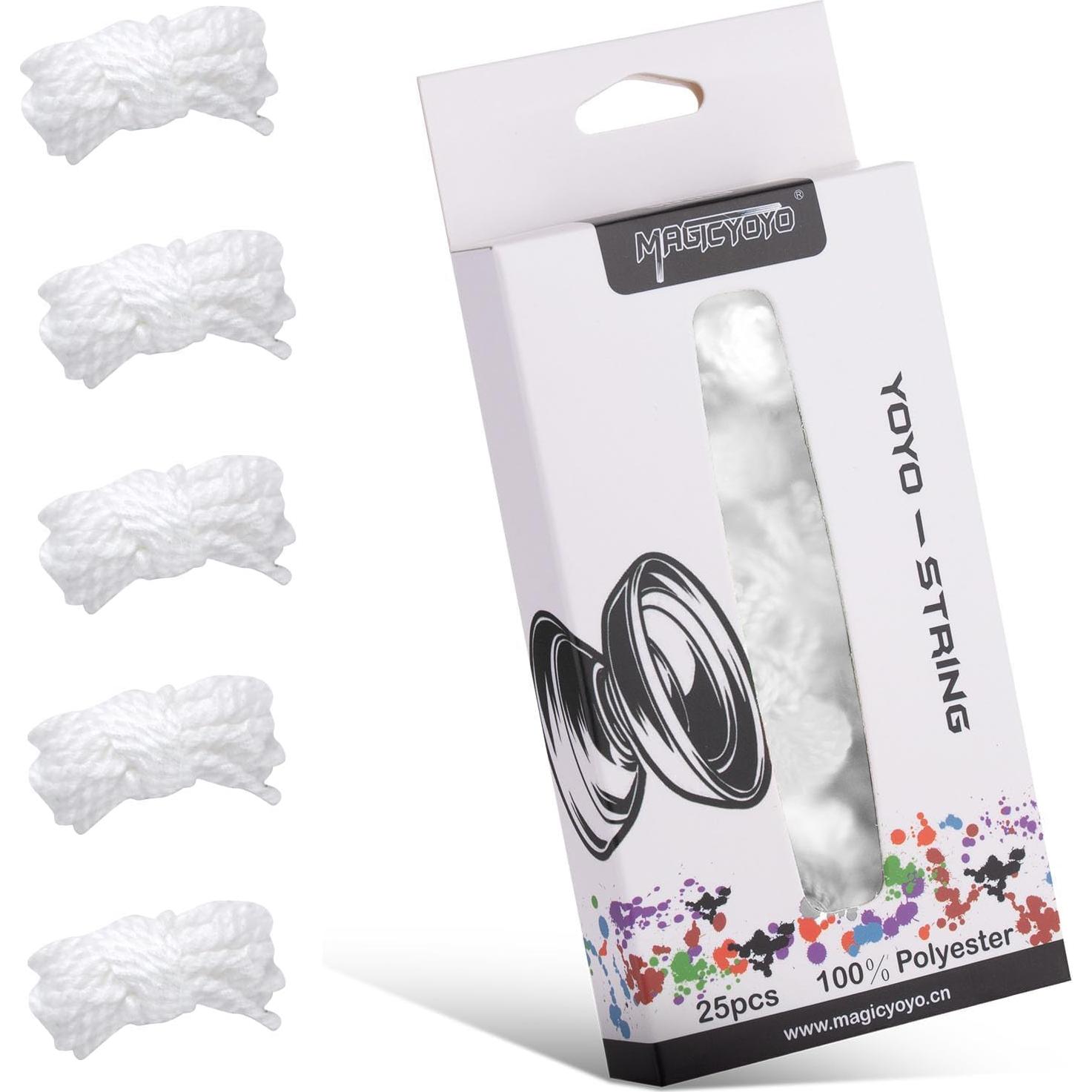 Cuerdas de Yoyo Luminiscentes MAGICYOYO 25 Piezas 100% Poliester
