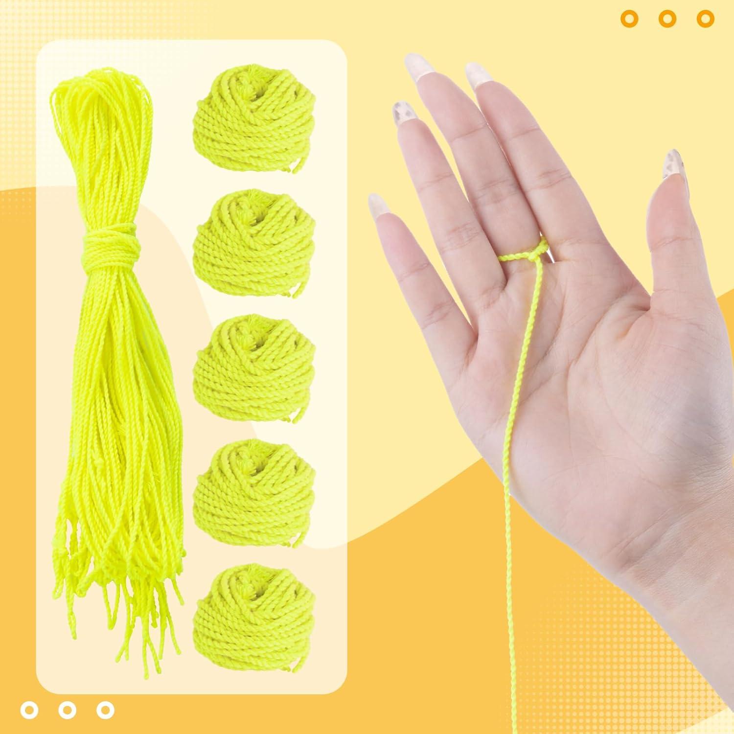 Cuerdas de Yoyo Luminiscentes MAGICYOYO Amarillo 25 Pzas