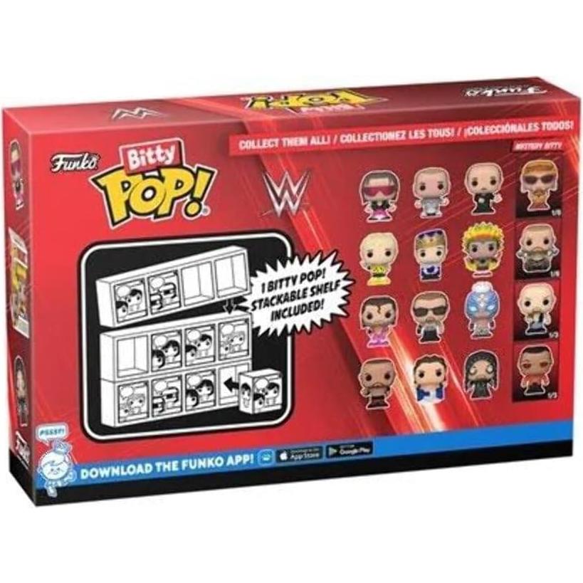 Funko Bitty POP! WWE Paquete de 4 Figuras Coleccionables