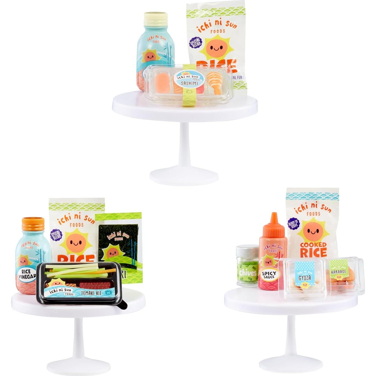 Hazlo Mini Comida Diner Sushi MGA - Paquete Sorpresa 3 Miniaturas