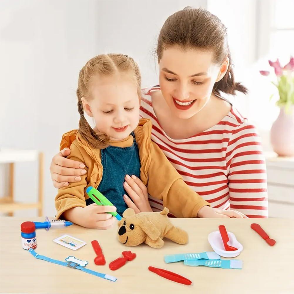 Juego de Cuidado Veterinario Deluxe Liberty Imports 34 Pzs