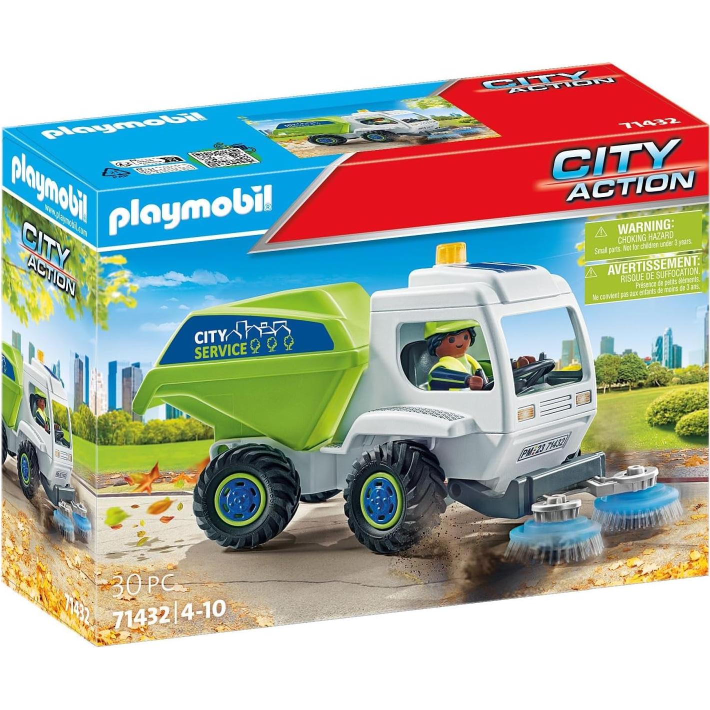Juguete Barrendero Playmobil 71432 con Cepillos Rotativos