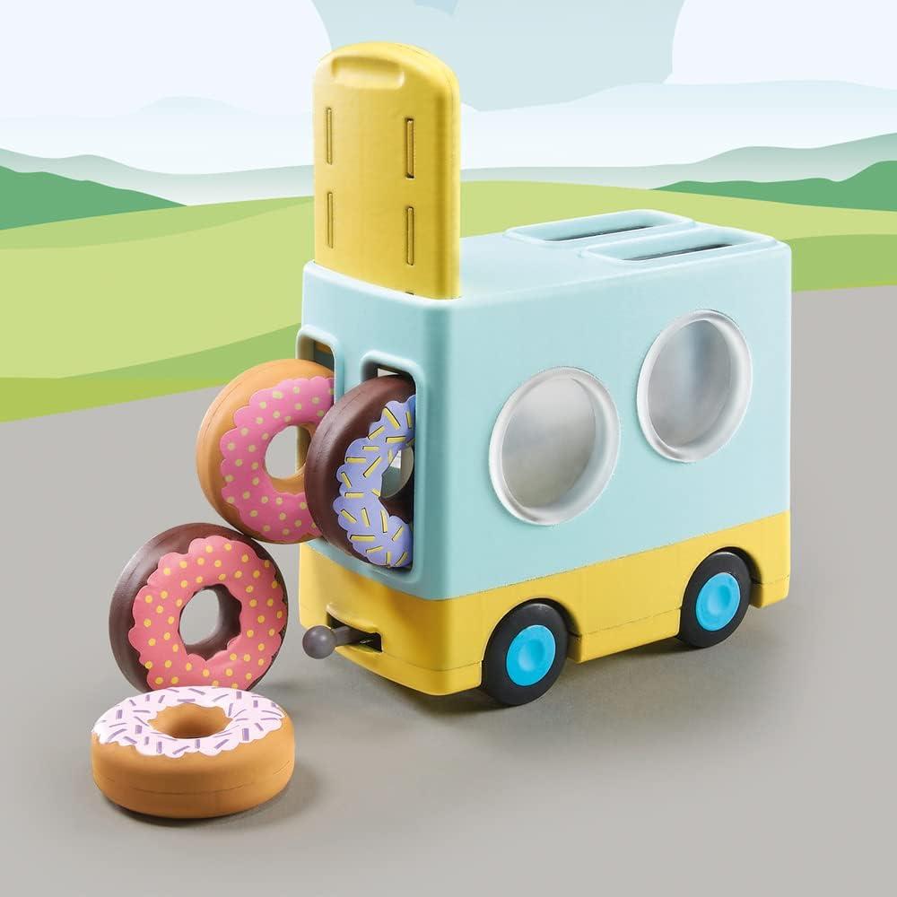 Camión de Donuts Loco Playmobil 1.2.3 - Apilable y Clasificable