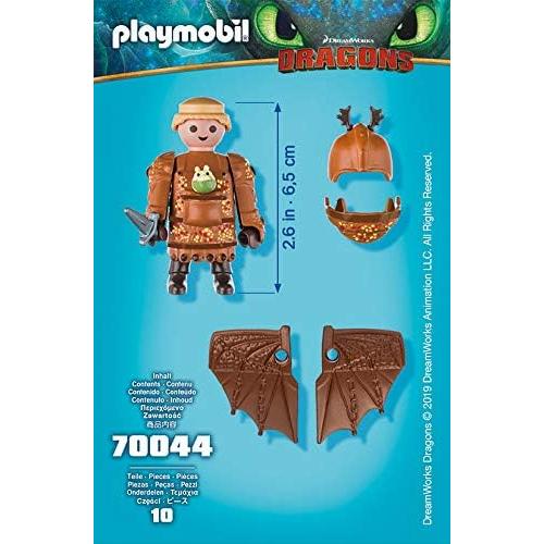 PLAYMOBIL Cómo Entrenar a Tu Dragón: Fishlegs con Traje de Vuelo