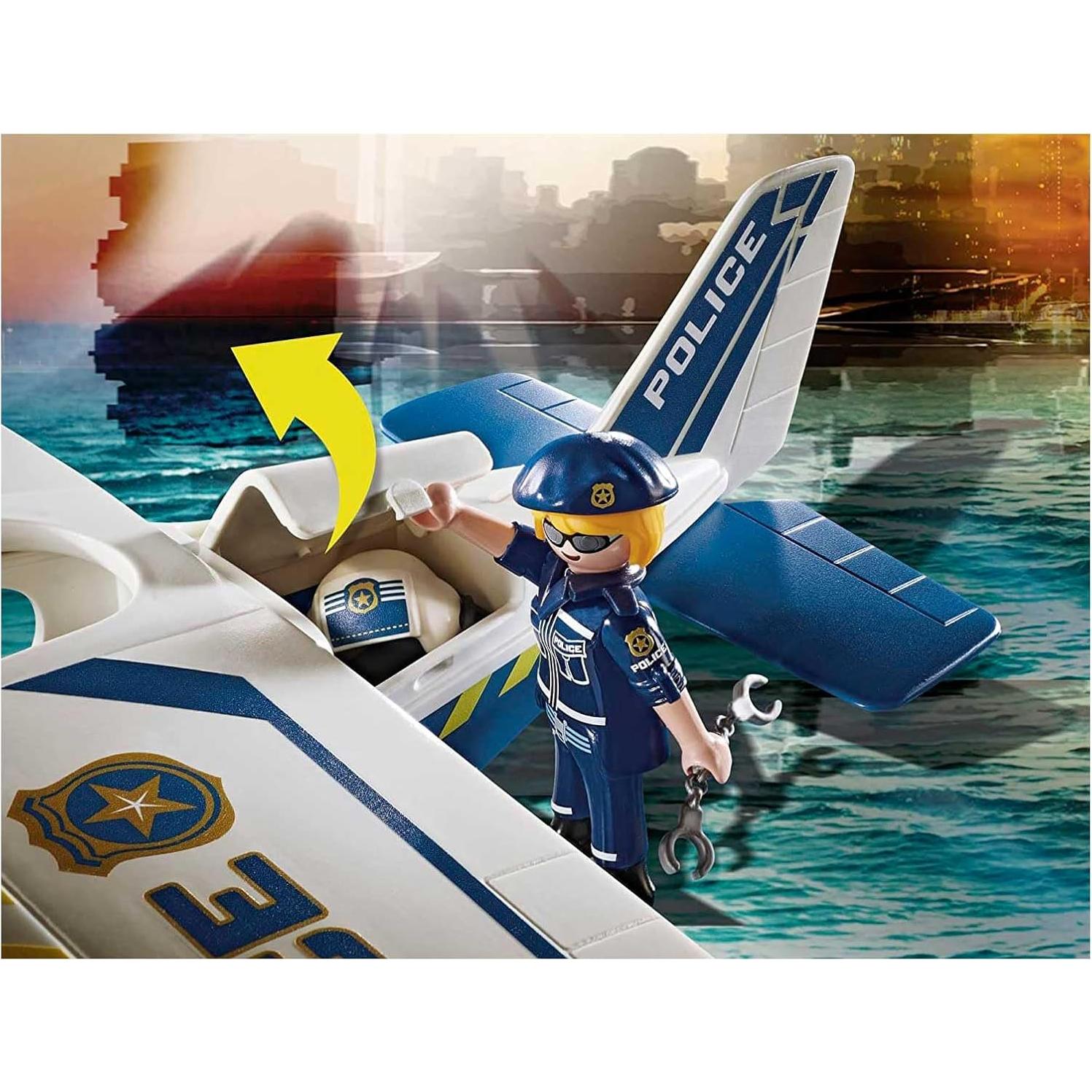 Hidroavión de Policía Playmobil 70779 con 2 Figuras y Accesorios