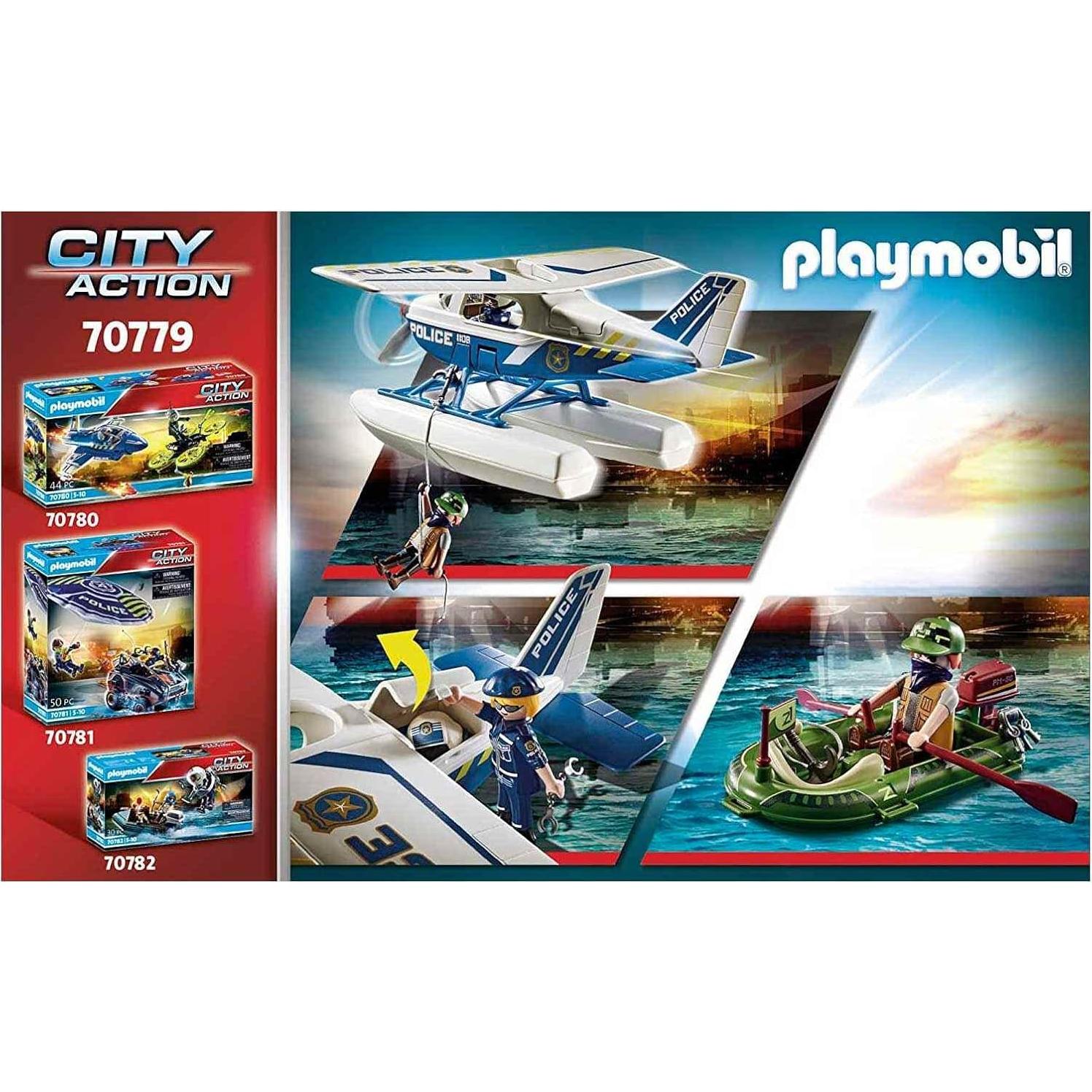 Hidroavión de Policía Playmobil 70779 con 2 Figuras y Accesorios