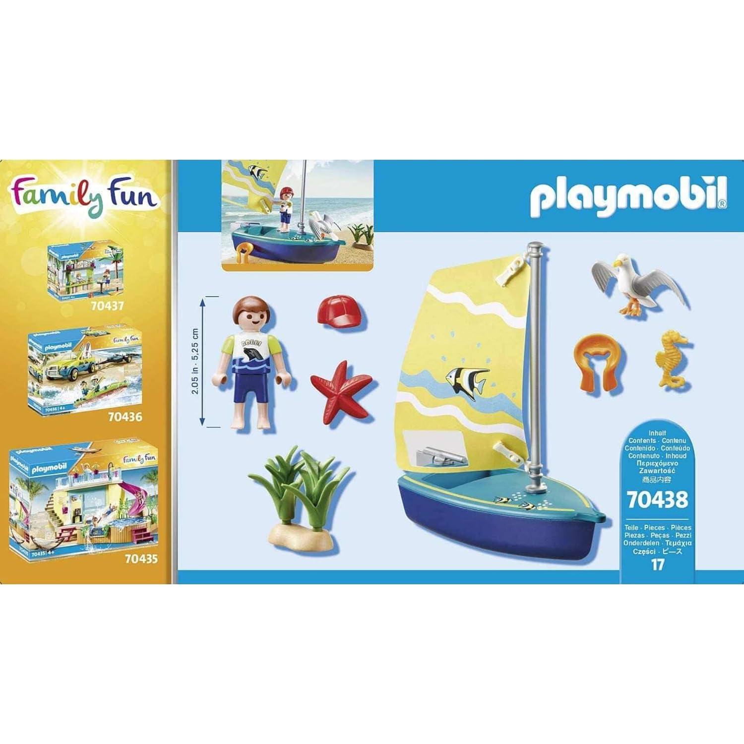 Barco de Vela Playmobil 70438 con Accesorios para Niños