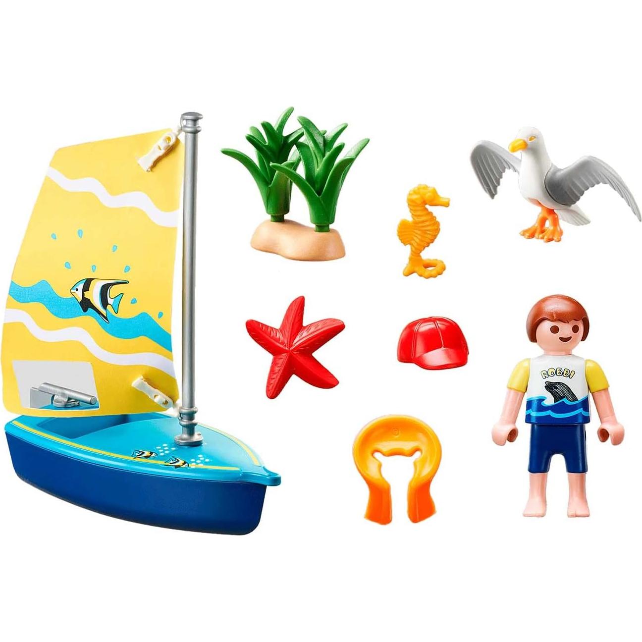 Barco de Vela Playmobil 70438 con Accesorios para Niños