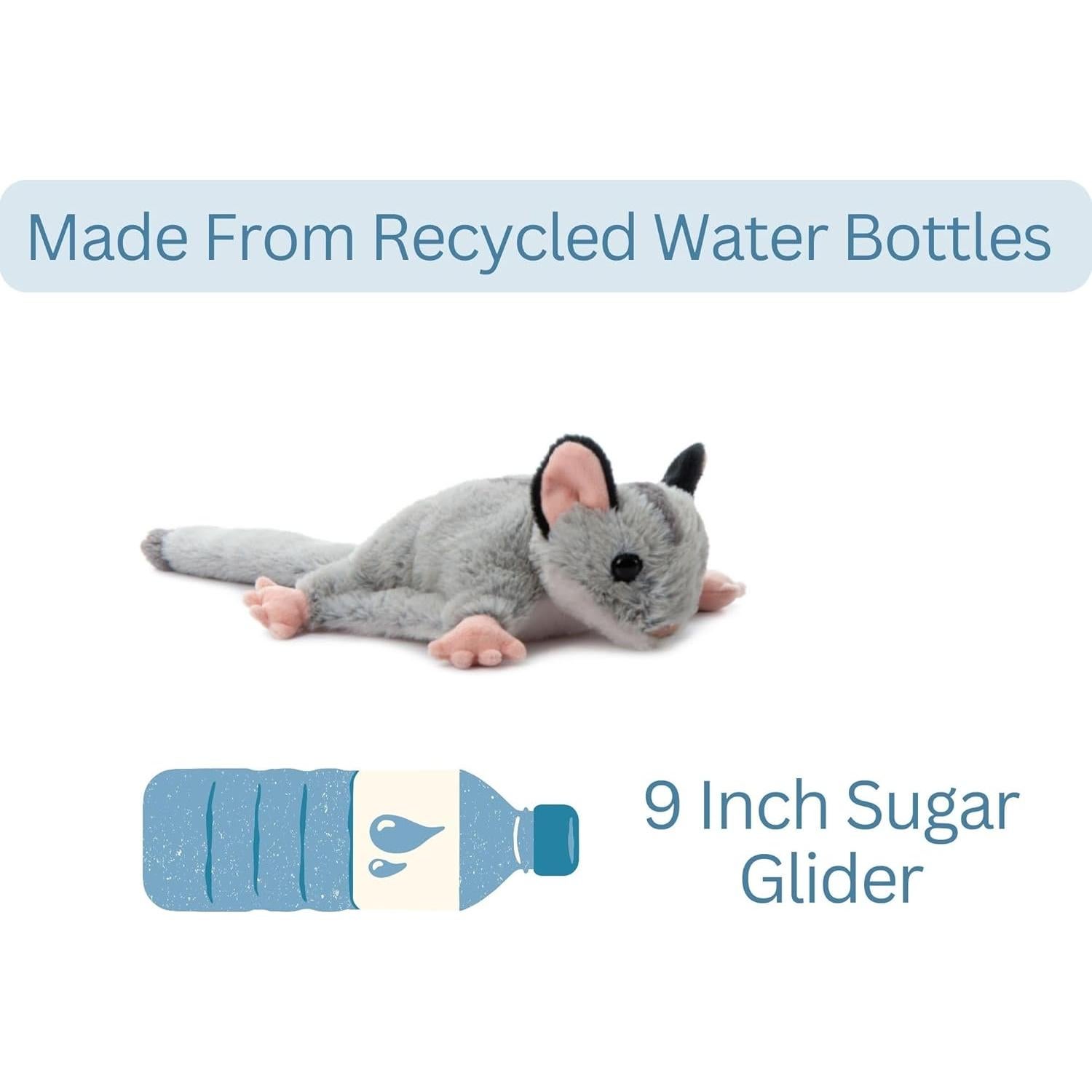 Peluche Azúcar Planeador El Zoológico de Caricias 20 cm