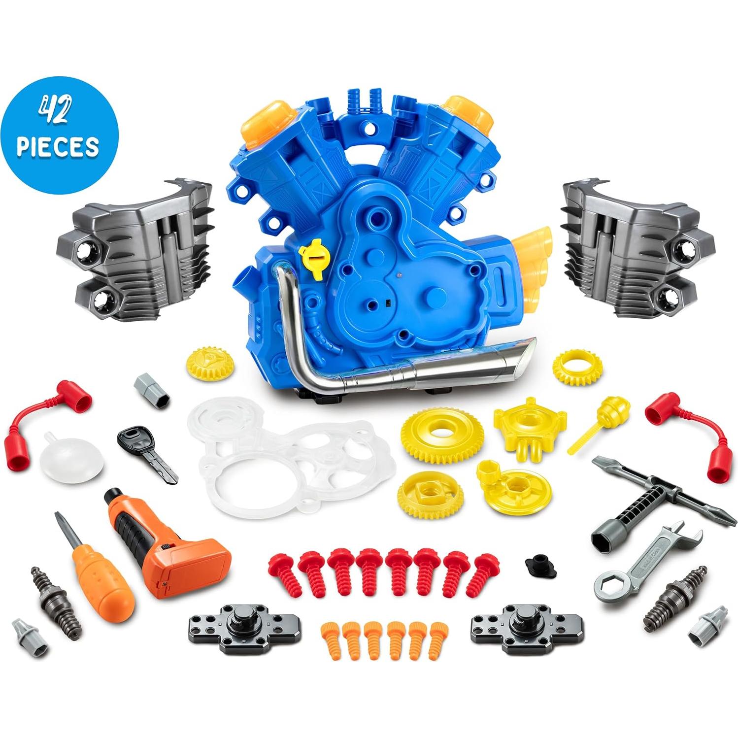 Kit de Construcción de Motor POFJOEQ 42 Piezas para Niños