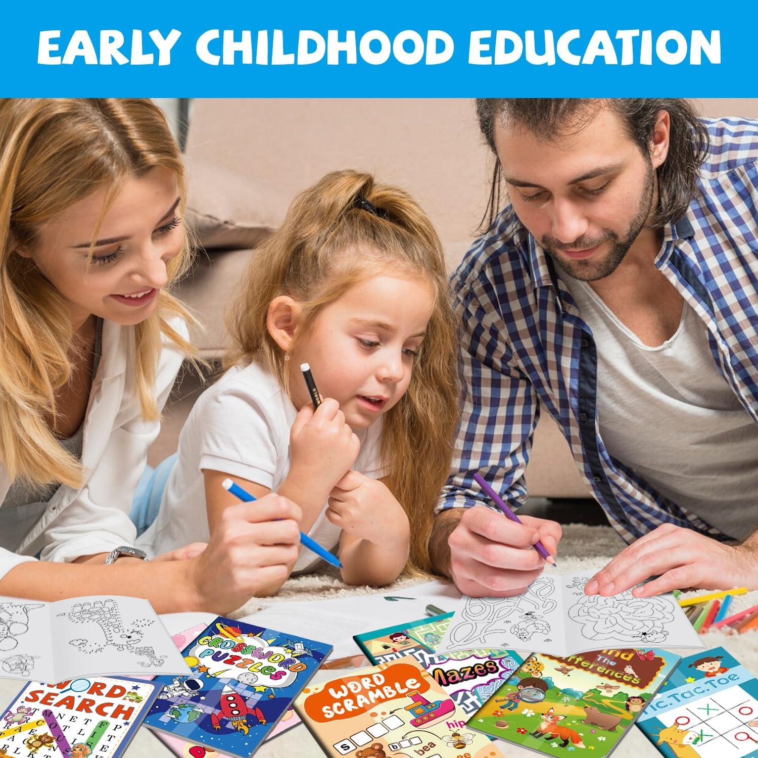 24 Mini Libros de Actividades Kalysky para Niños 4-12 Años