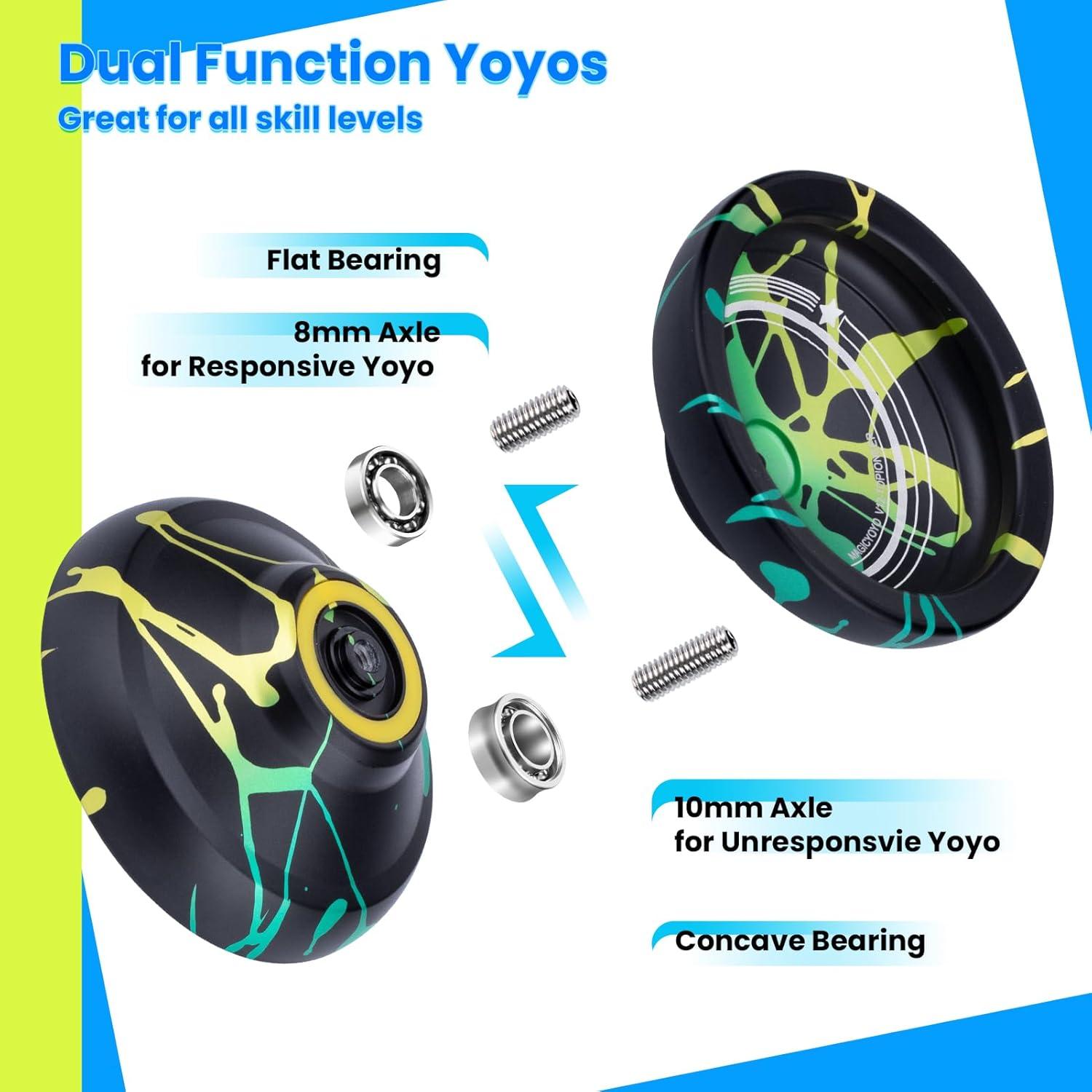 Yoyo Profesional MAGICYOYO V12 Doble Función con Accesorios