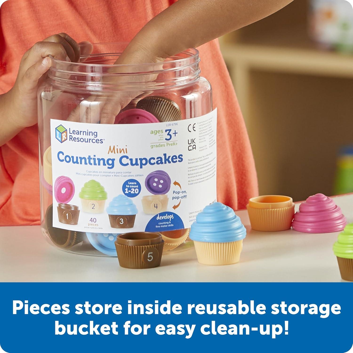 Mini Cupcakes de Conteo Learning Resources - Juguete Educativo