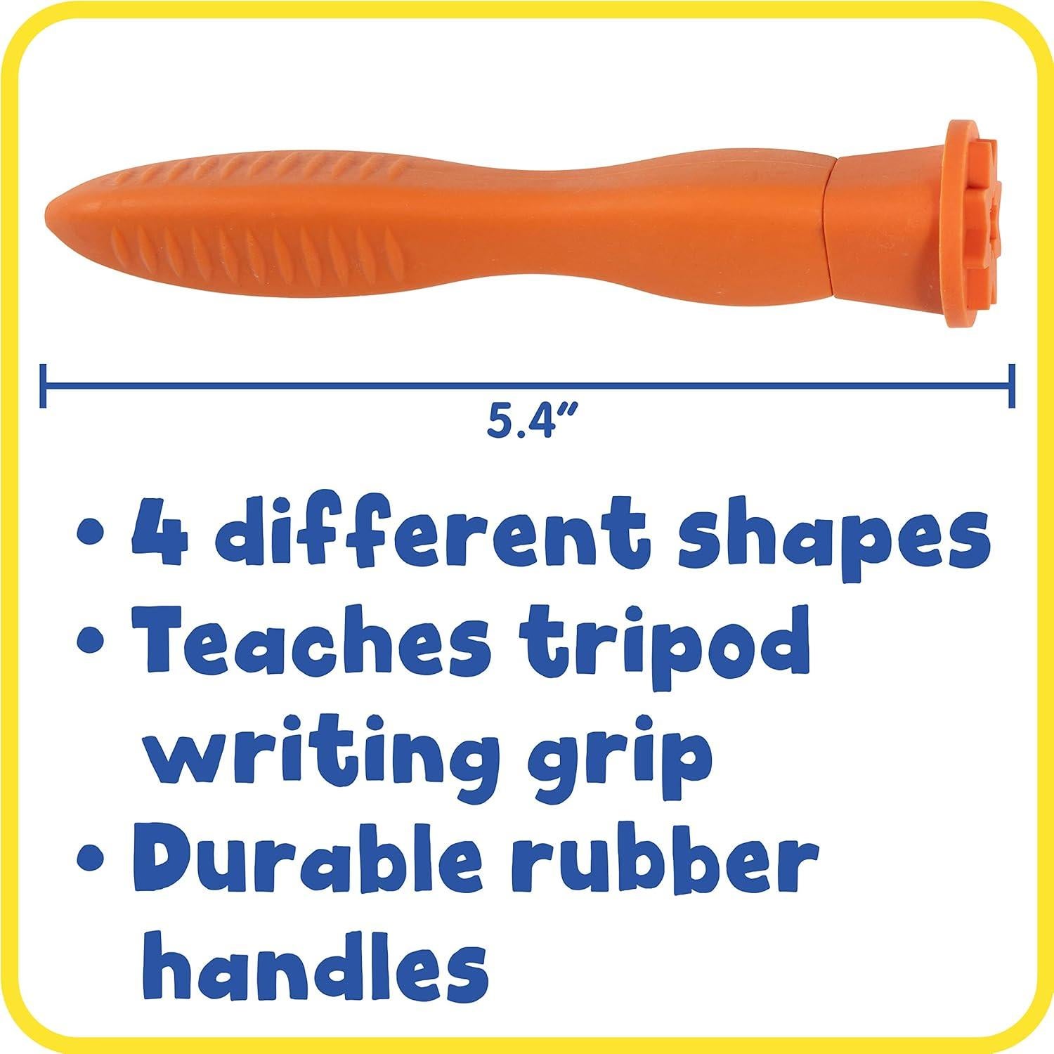 Sellos de Agarre Triangular Learning Advantage - Juego de 4 - 13.7 cm - Para Niños 2+