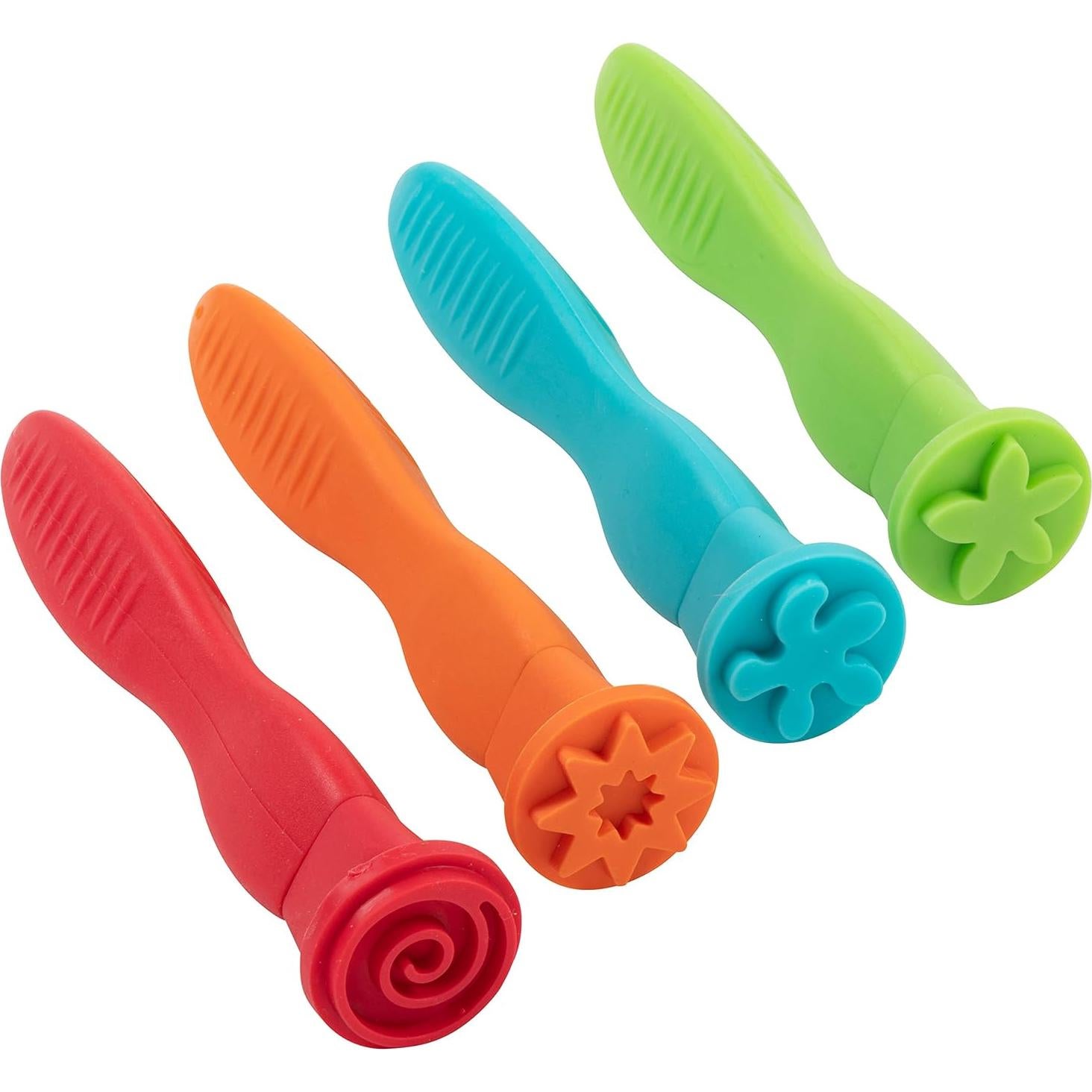 Sellos de Agarre Triangular Learning Advantage - Juego de 4 - 13.7 cm - Para Niños 2+