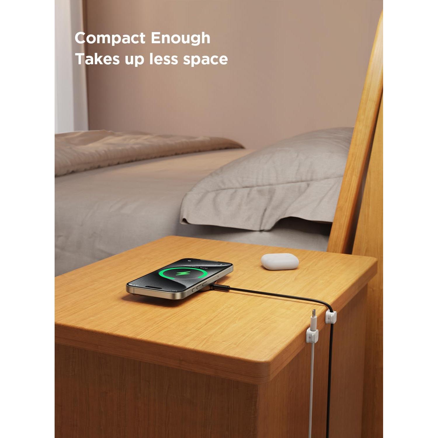 Paquete de 6 Clips Magnéticos JOYROOM para Gestión de Cables