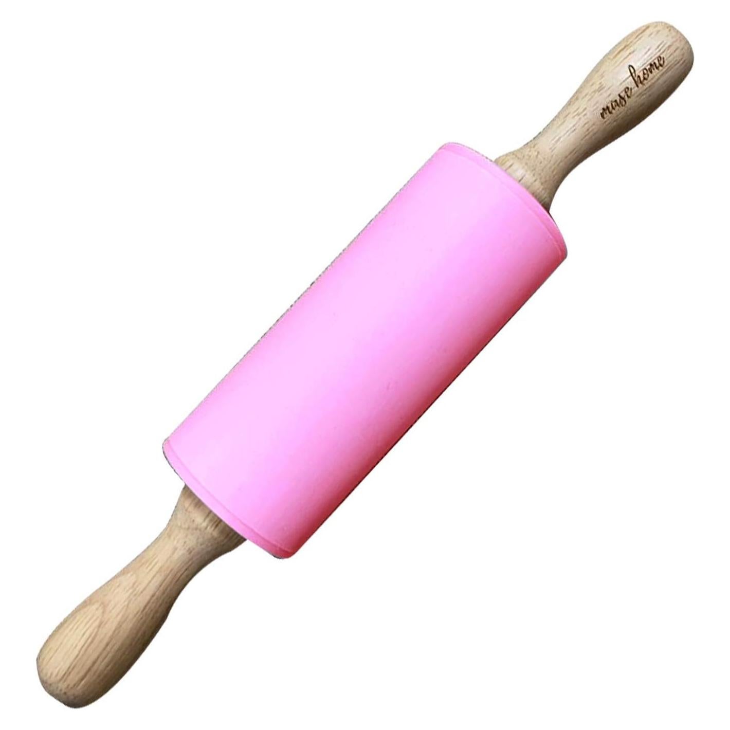Mini Rodillo de Silicona Mase Home Rosa 22.86 cm para Niños
