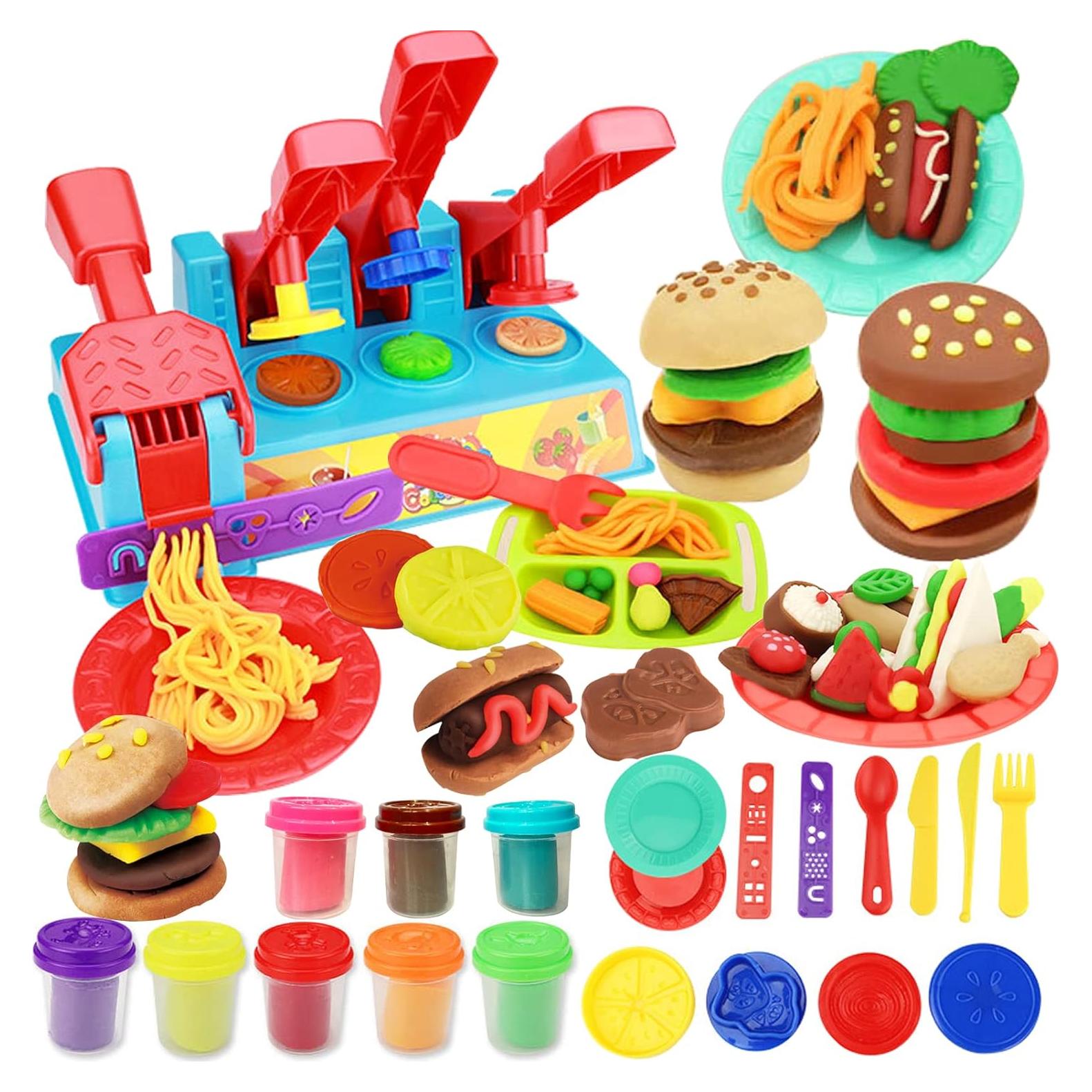 Juego de Plastilina Colorida GOVOY para Hacer Comida - 21 Piezas