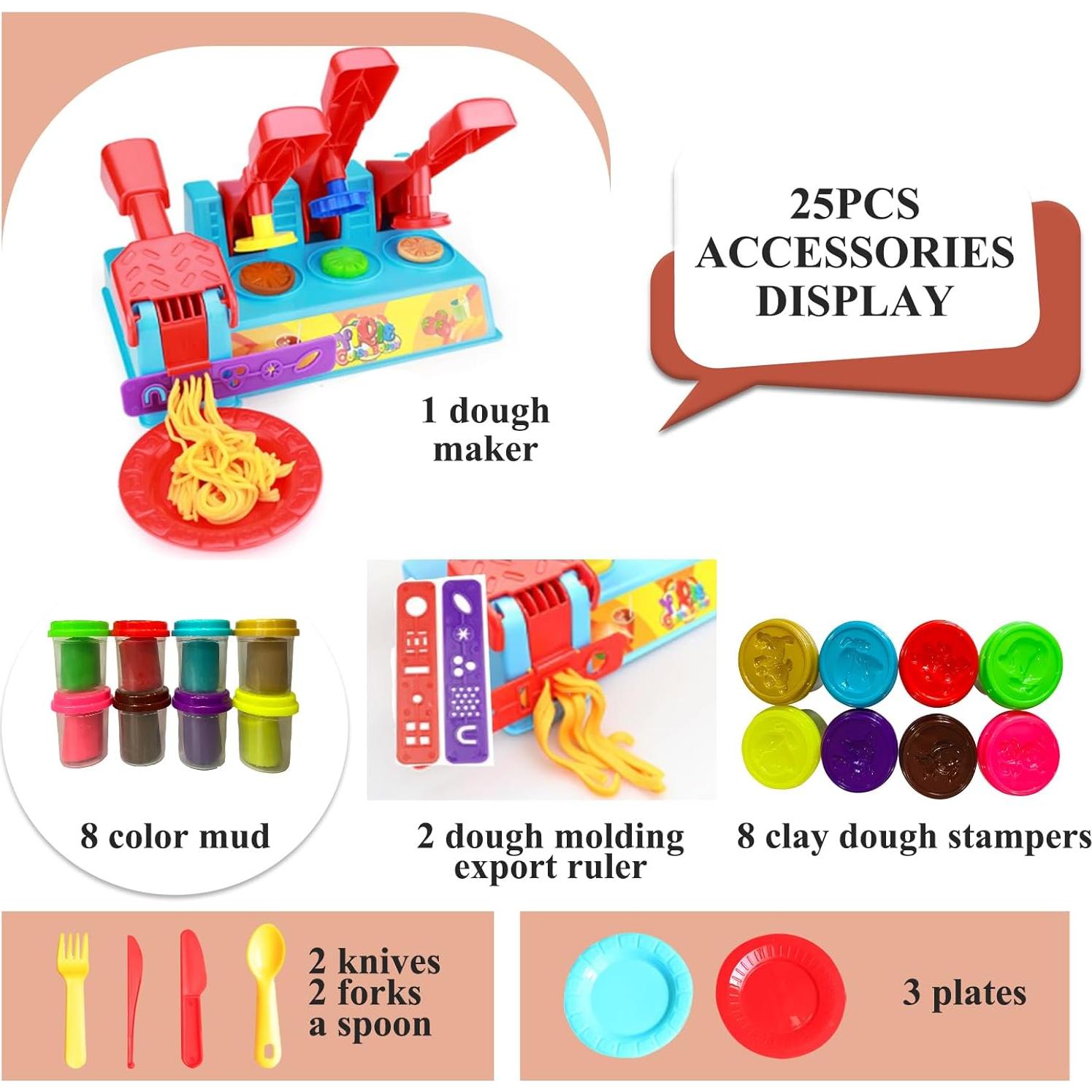 Juego de Plastilina Colorida GOVOY para Hacer Comida - 21 Piezas