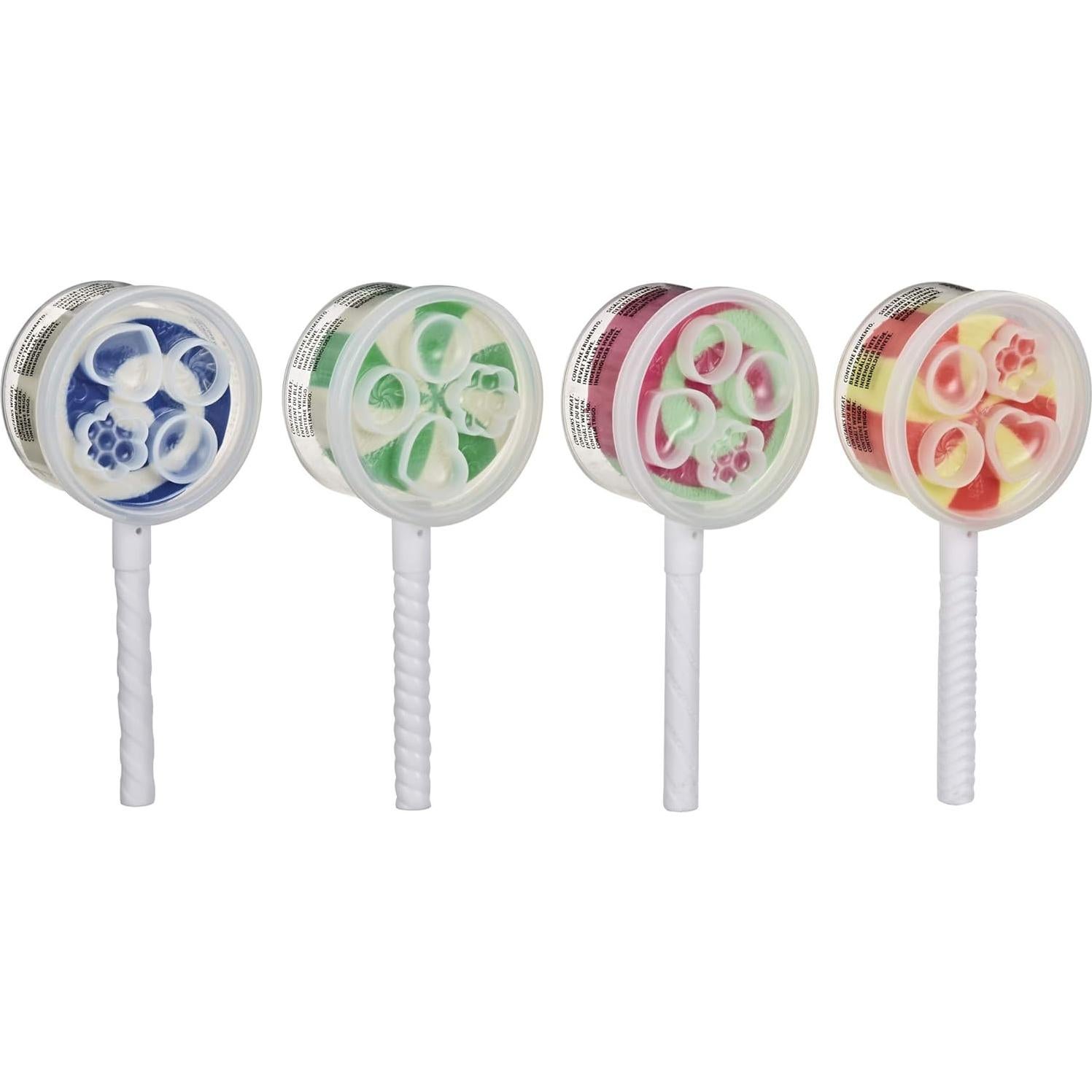 Play-Doh Lollipop Set 4 Moldes de Caramelo 340g No Tóxico