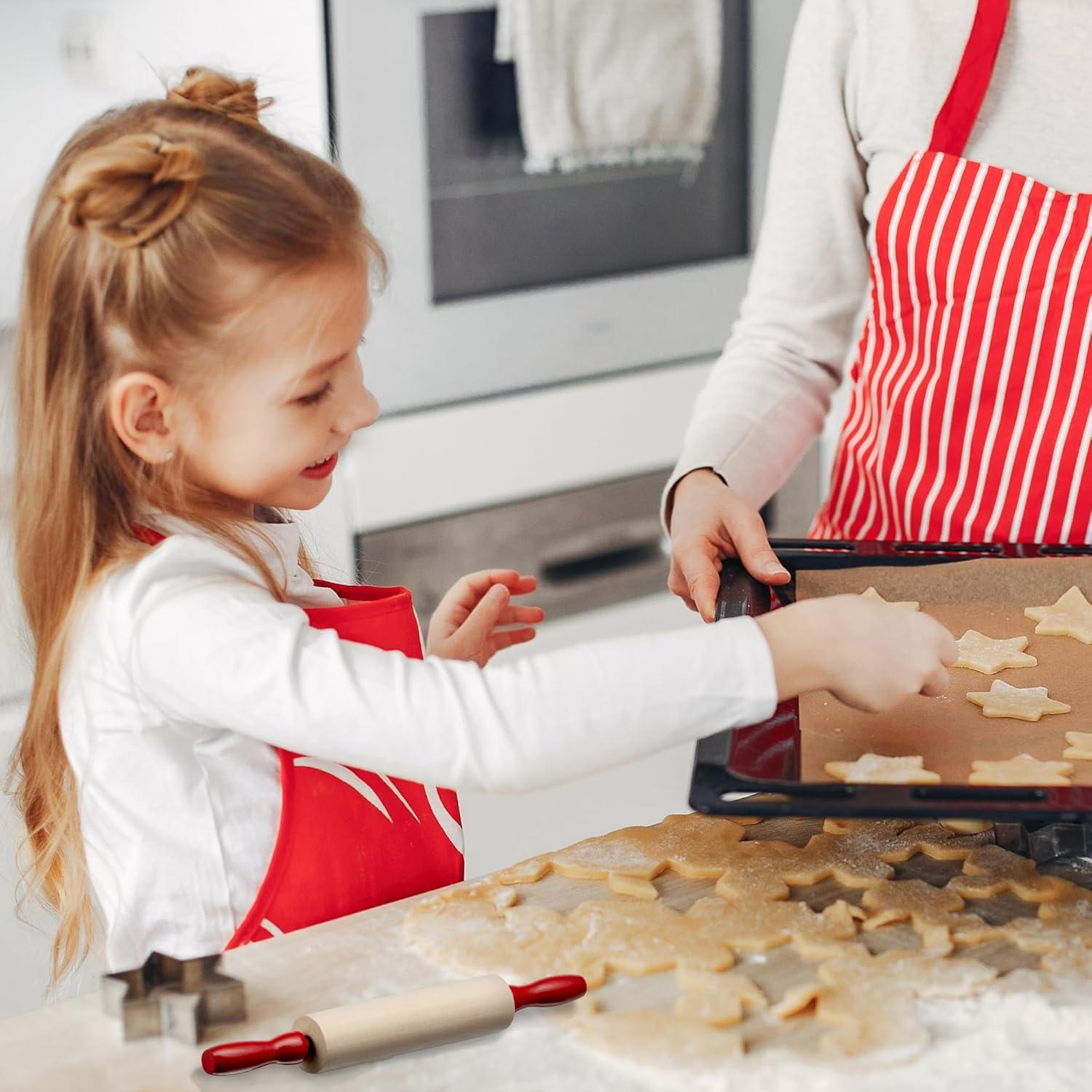 Set de 6 Mini Rodillos de Madera Bedwina 19.05 cm para Niños