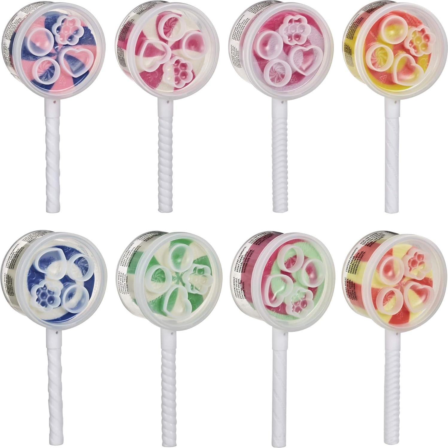 Play-Doh Lollipop Set de 8 Moldes de Caramelo 85g No Tóxico
