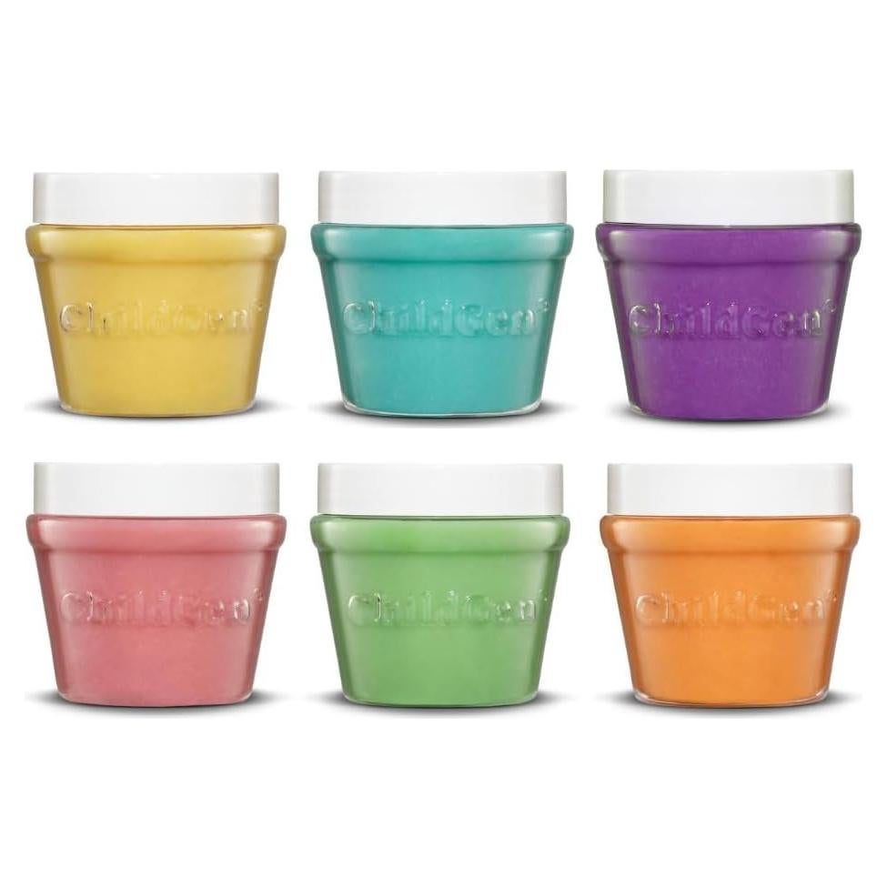 Juego de Plastilina Natural ChildGen 6 Latas 125g Colores Pastel