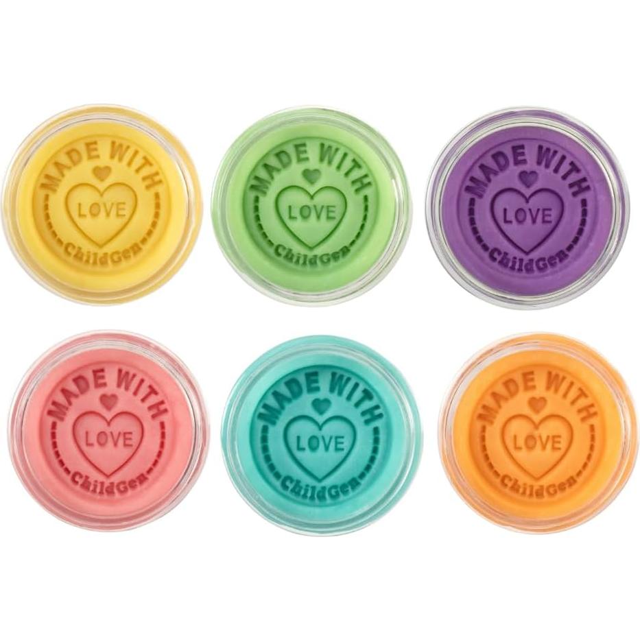 Juego de Plastilina Natural ChildGen 6 Latas 125g Colores Pastel