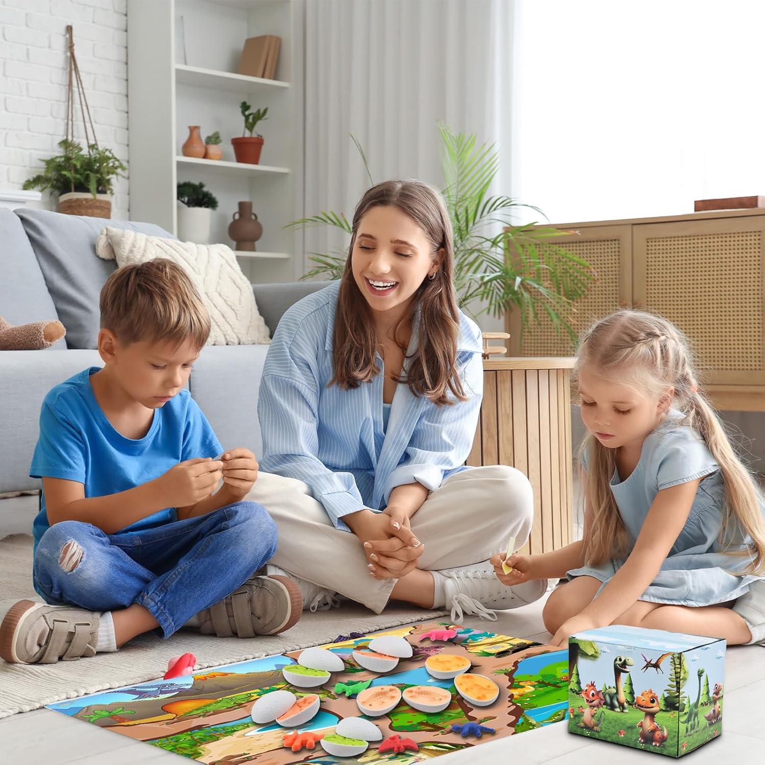 Juego de Playdough Dinosaurios Shantou 8 Colores 340g