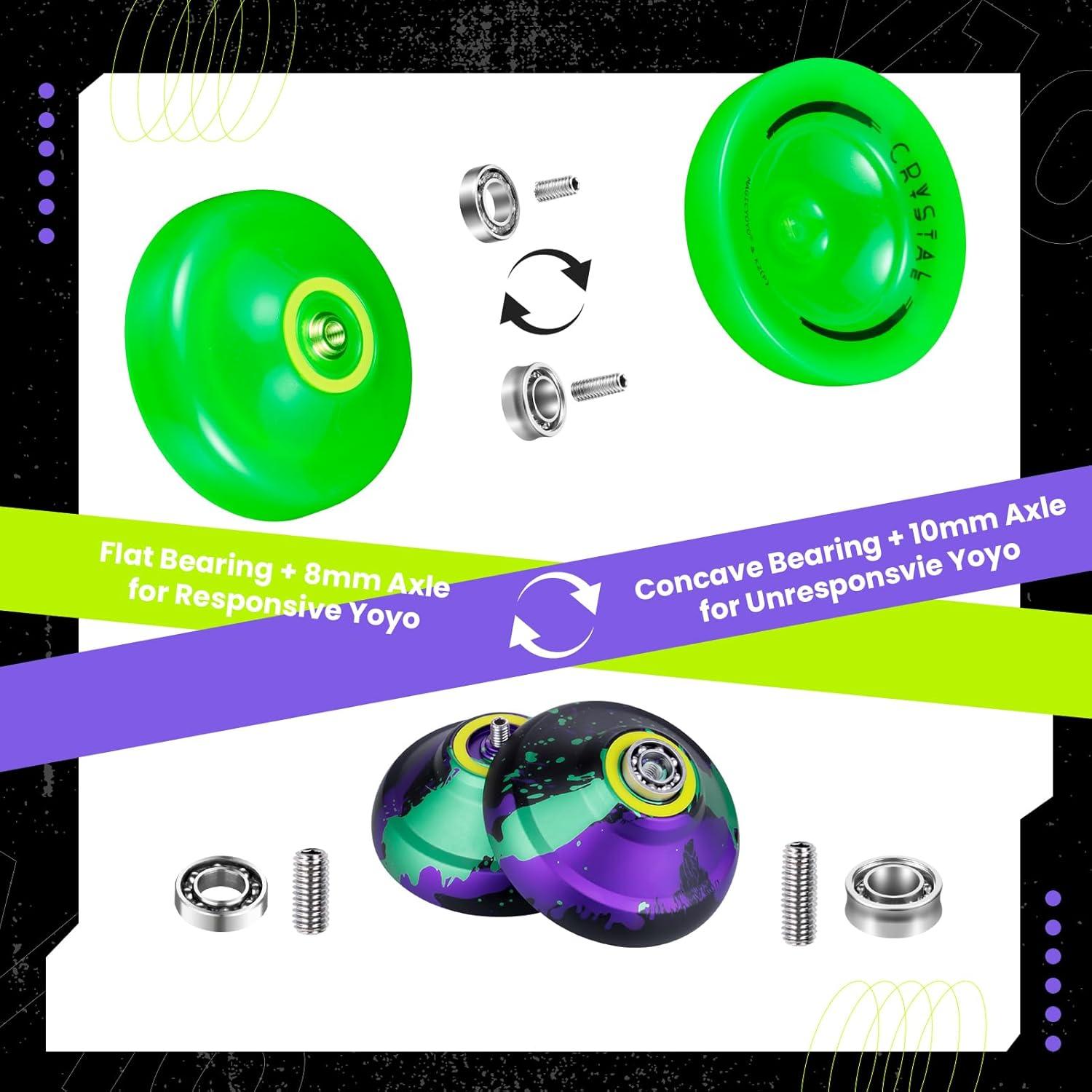 Yoyo Profesional MAGICYOYO V12 + K2 Verde Brillante