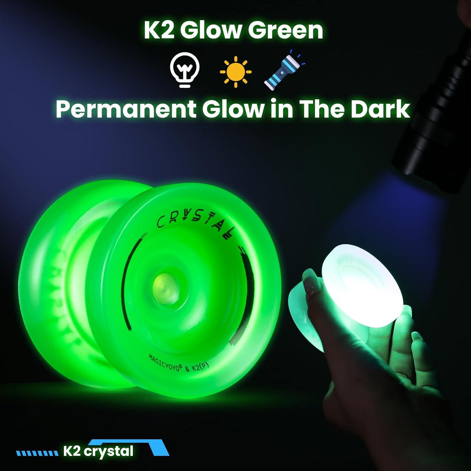 Yoyo Profesional MAGICYOYO V12 + K2 Verde Brillante