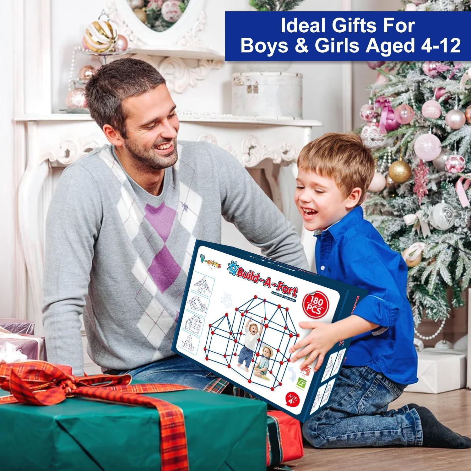 Kit de Construcción de Fortalezas V-Opitos 180 Piezas STEM