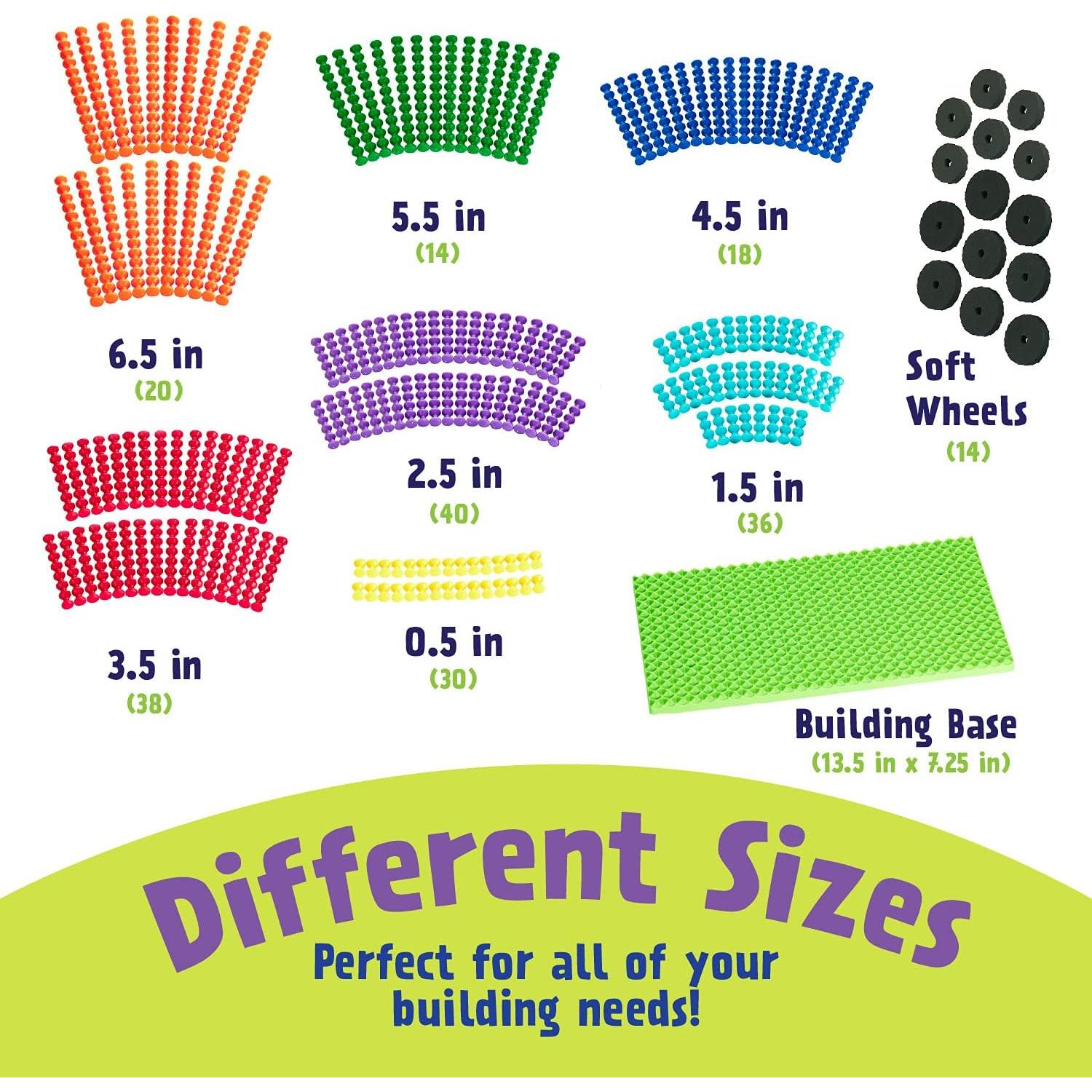 Juego de Bloques de Construcción Playstix 211 Piezas STEM