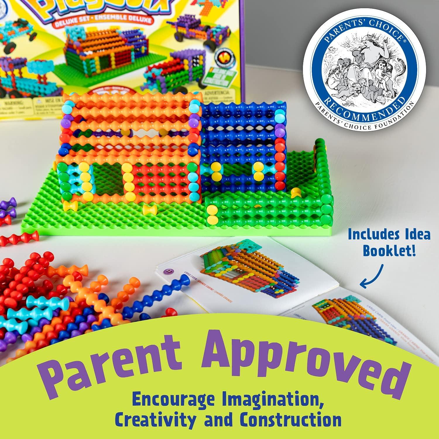 Juego de Bloques de Construcción Playstix 211 Piezas STEM