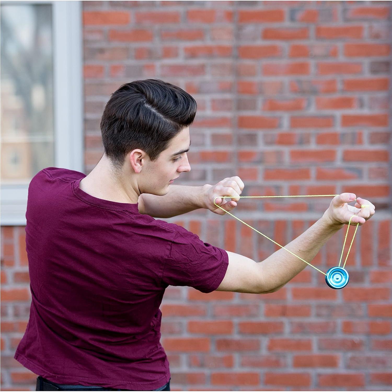 Yo-yo Yomega Maverick de aluminio para niños - Azul