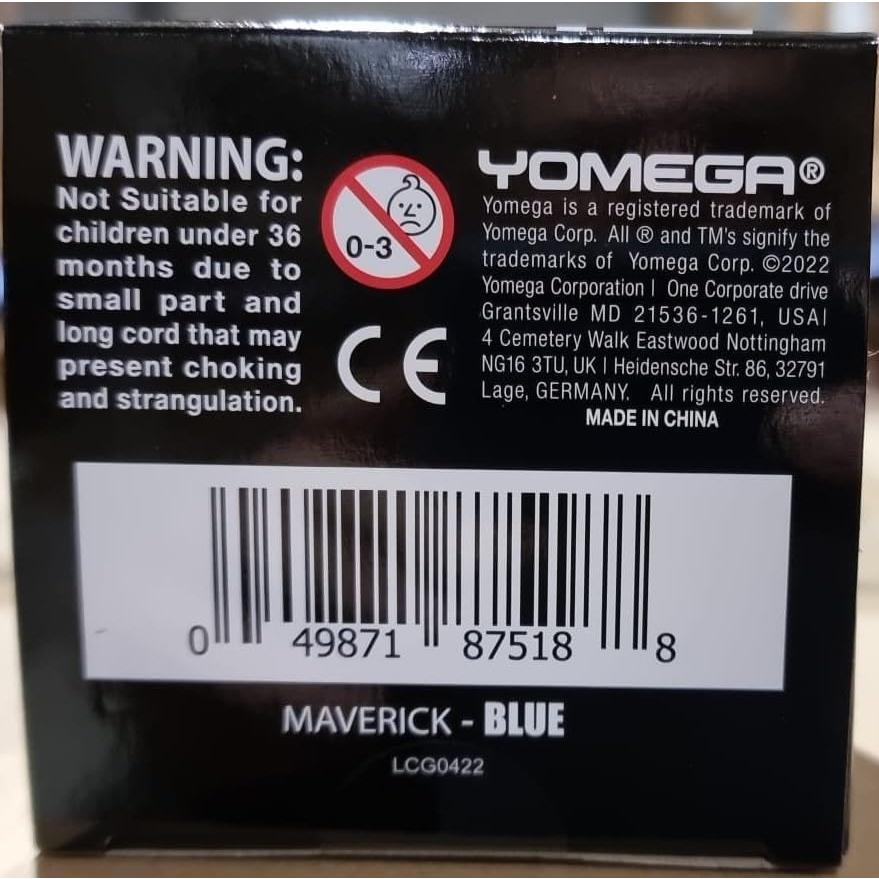 Yo-yo Yomega Maverick de aluminio para niños - Azul