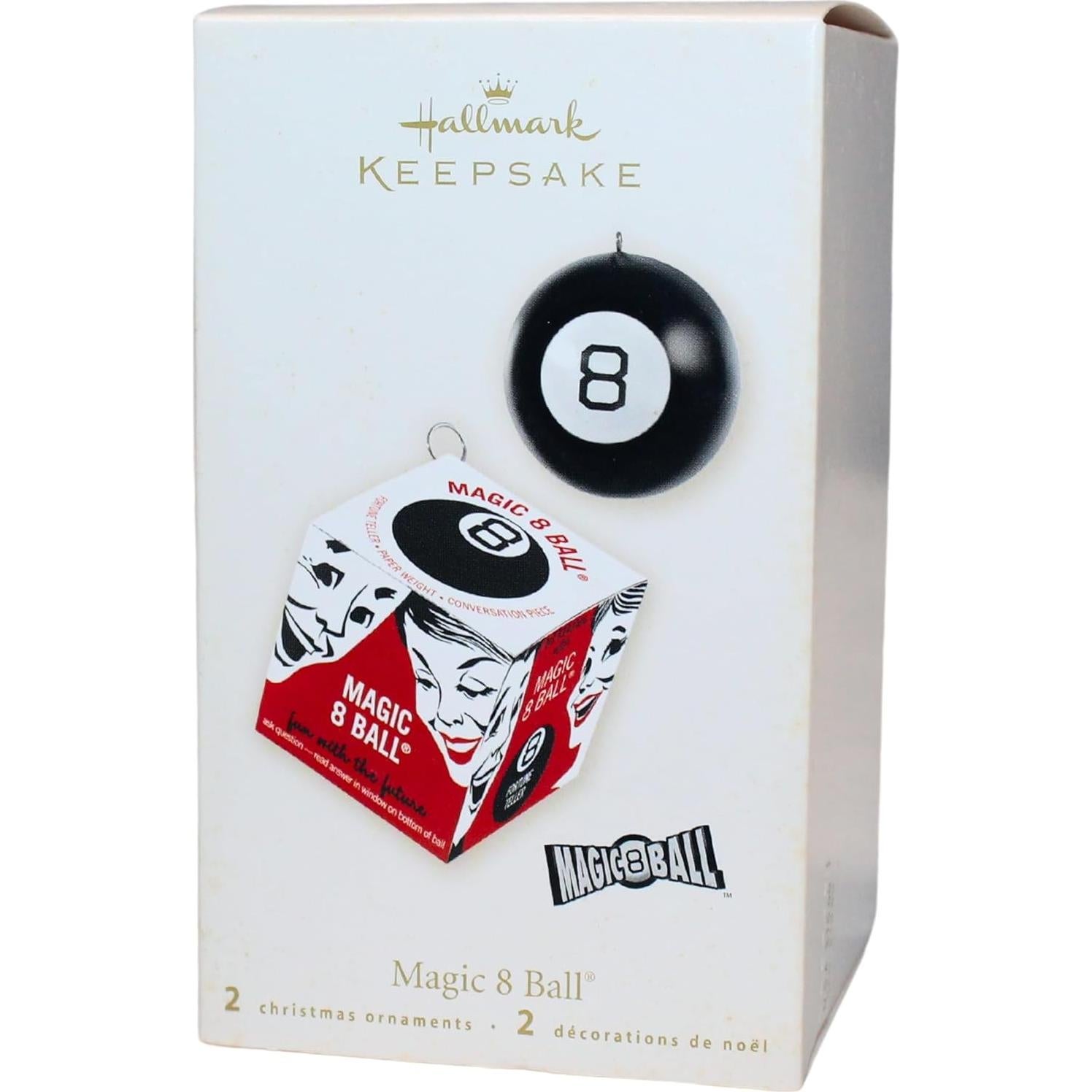 Adorno de Bola Mágica 8 Hallmark 2008 6.35cm