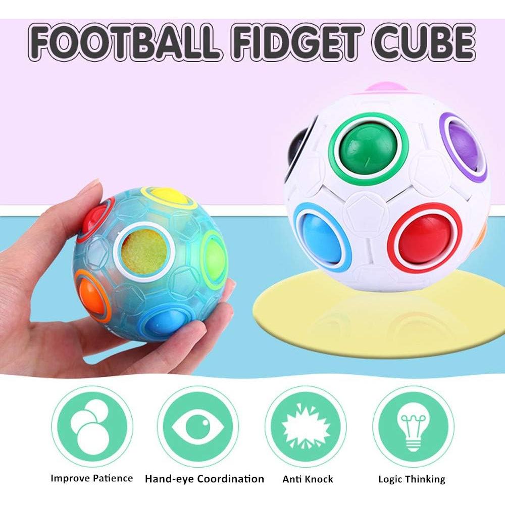 Bola Rompecabezas Arcoíris Moruska - Juguete Antiestrés 204g