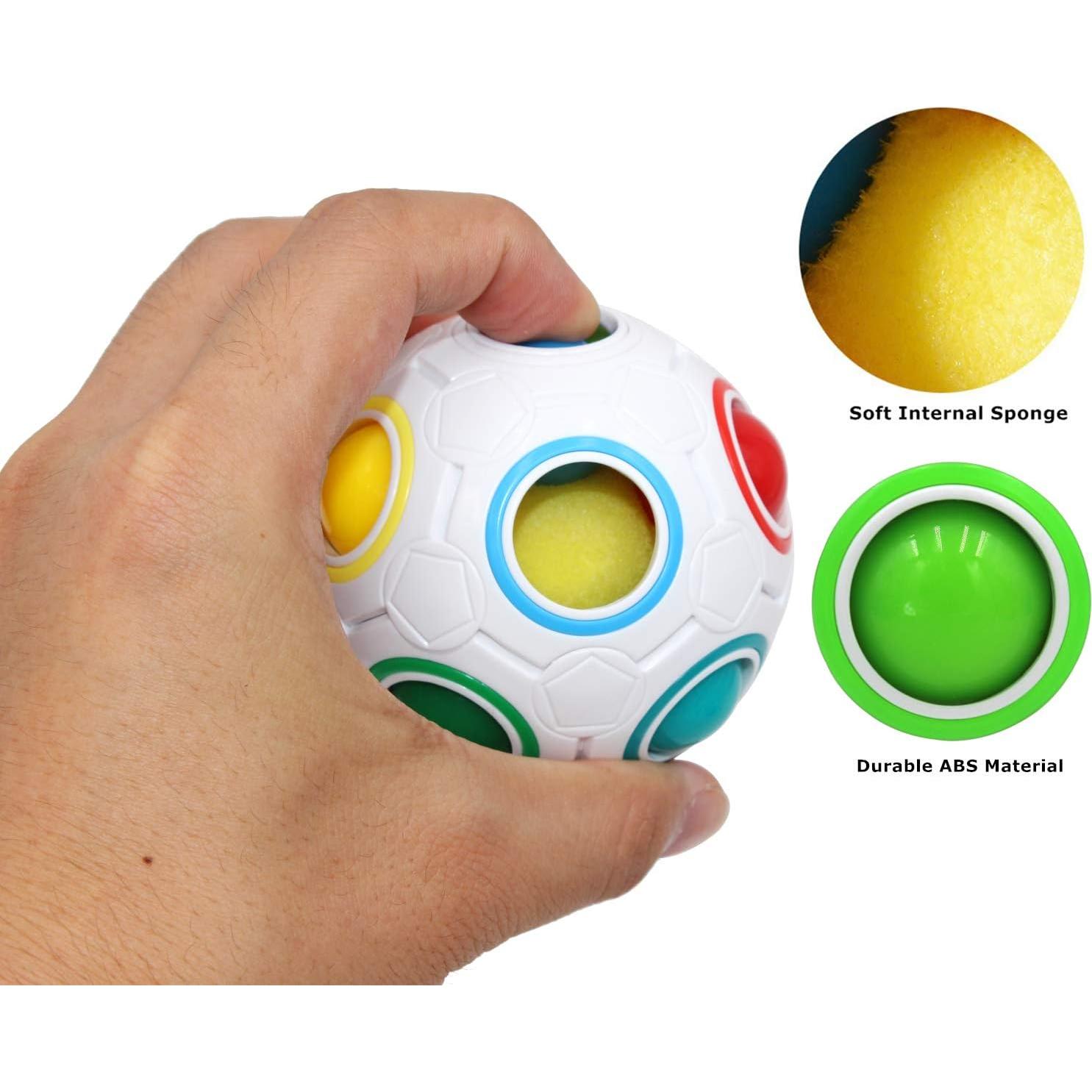 Bola Rompecabezas Arcoíris Moruska - Juguete Antiestrés 204g