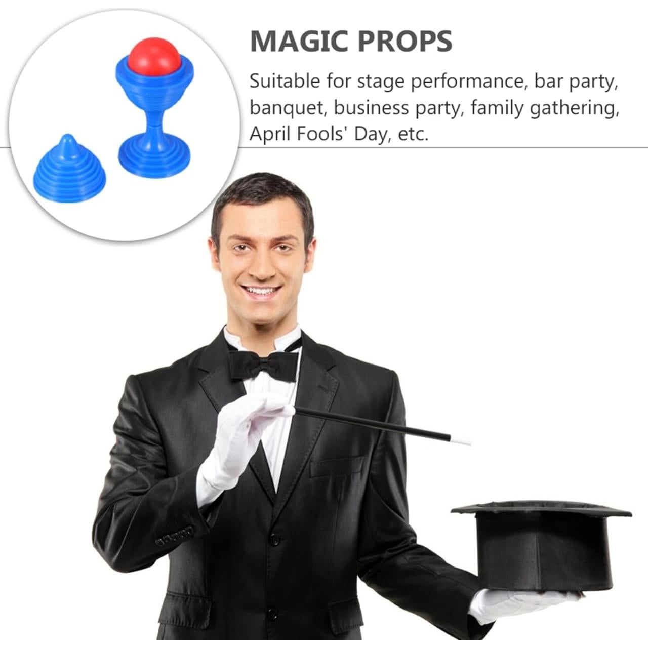 30 Accesorios de Magia Totority - Trucos de Copas y Pelotas