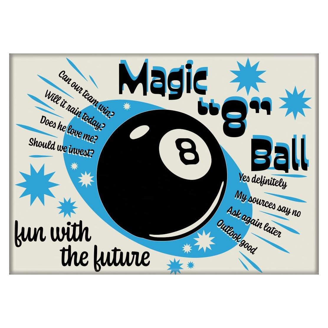 Imán Ata Boy Bola Mágica 8 21.1 x 10.5 cm Decorativo