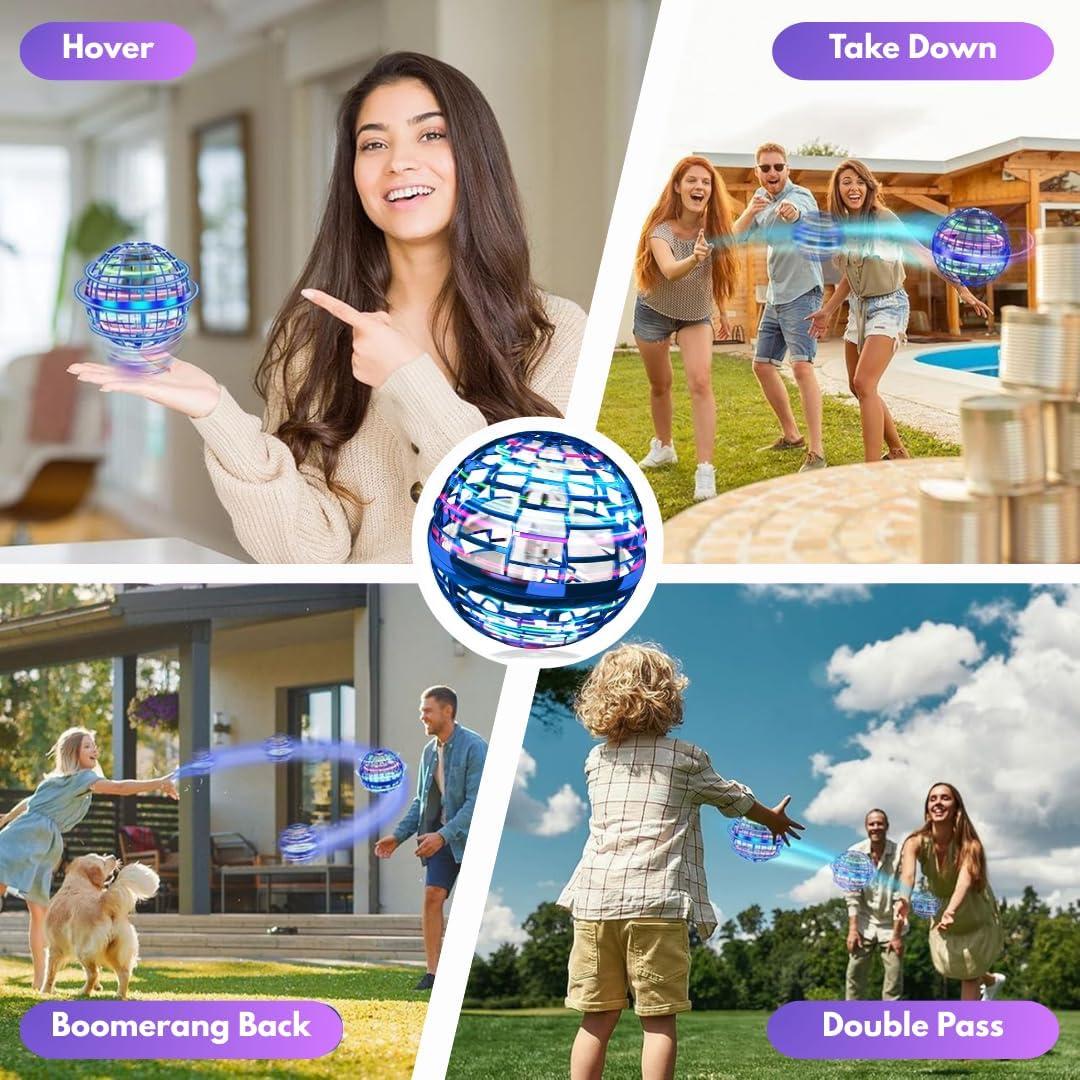 Bola Orbital Voladora JyMBusiness Mini Drone LED 9.4cm