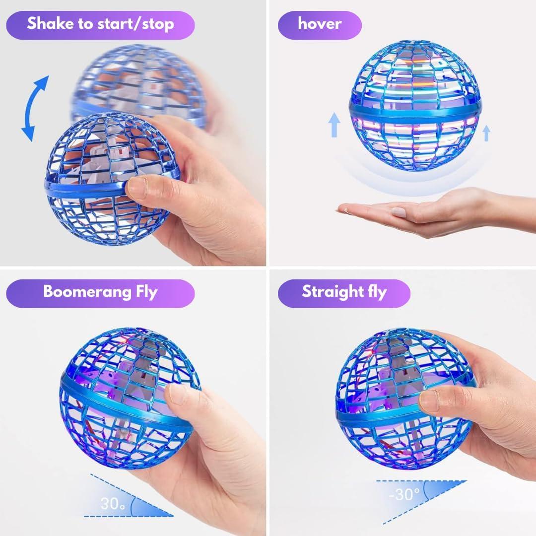 Bola Orbital Voladora JyMBusiness Mini Drone LED 9.4cm