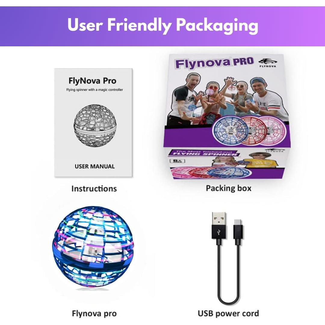 Bola Orbital Voladora JyMBusiness Mini Drone LED 9.4cm